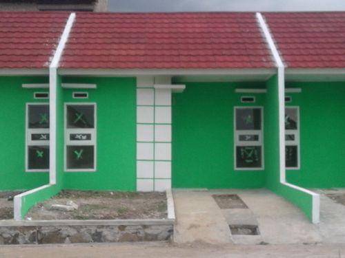 foto tampak rumah tipe 36 perumahan Permata Regency