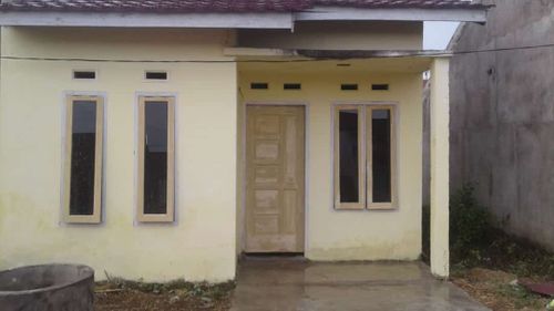 foto tampak rumah tipe 36 perumahan Grand La City 