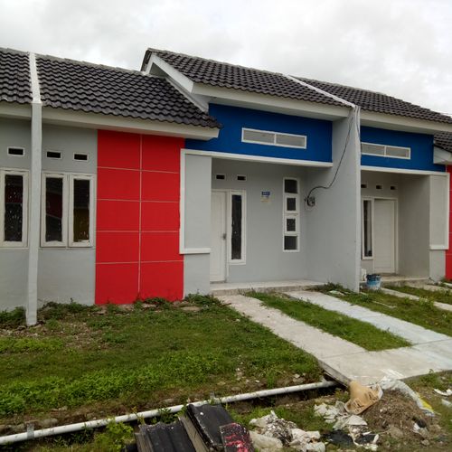 foto tampak rumah tipe Celsia perumahan Grand Serang Regency
