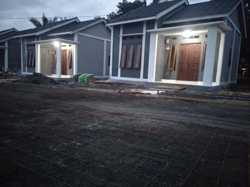 foto tampak rumah tipe 36 perumahan RAJA INDRASARI BLOK M