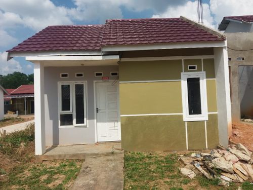 foto tampak rumah tipe STANDAR  perumahan GREEN PINCURAN