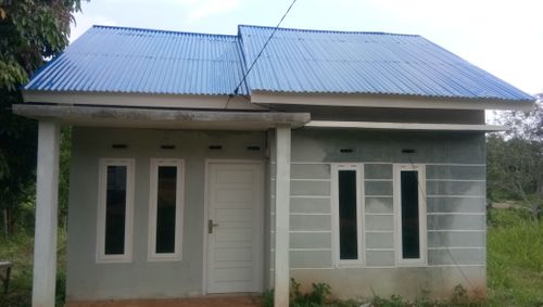 foto tampak rumah tipe RST 36 perumahan Bukit manggis asri
