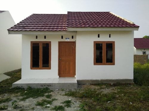 foto tampak rumah tipe 36 perumahan KOTA BARU RESIDENCE