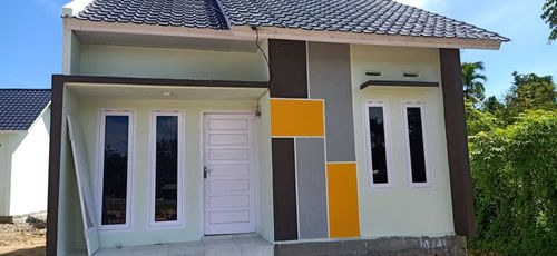 foto tampak rumah tipe 36 perumahan Griya Al-Busyra 04