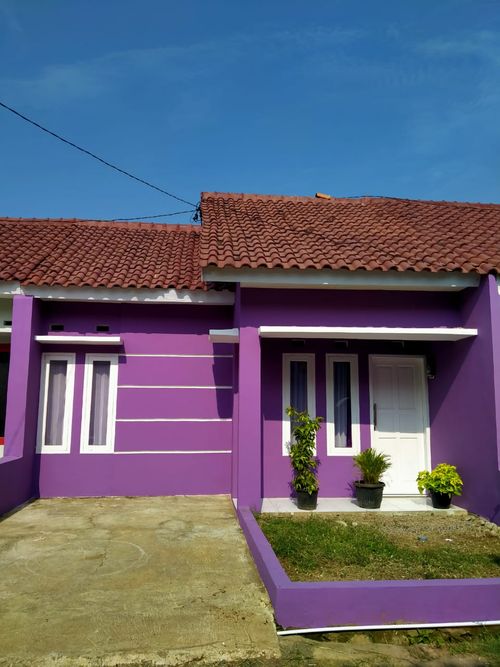 foto tampak rumah tipe 36/72 perumahan Puri Kulsum
