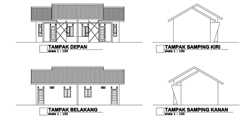 foto tampak rumah tipe 36 perumahan CITRA HILL