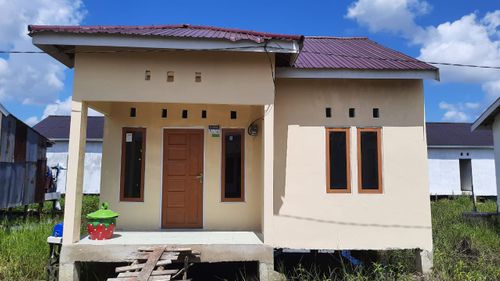 foto tampak rumah tipe 36 perumahan PURI PERAMUAN INDAH