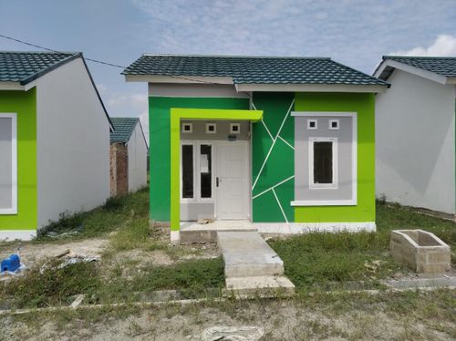 foto tampak rumah tipe 36 perumahan BUKIT INTAN RESIDENCE