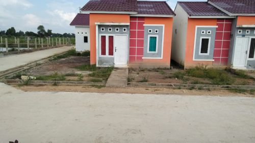 foto tampak rumah tipe 36 perumahan ALZAFA RESIDENCE