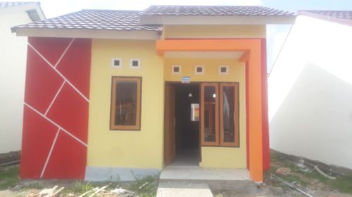 foto tampak rumah tipe 36 perumahan Bukit Rahma Residence