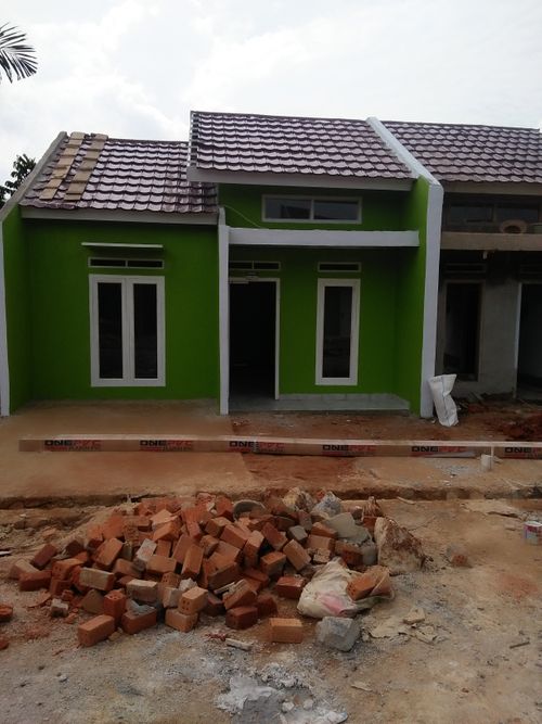 foto tampak rumah tipe subsidi perumahan Era prioritas