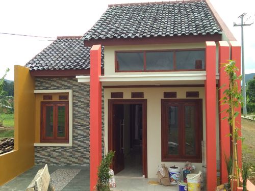 foto tampak rumah tipe 48/72 perumahan BUMI SAKINAH