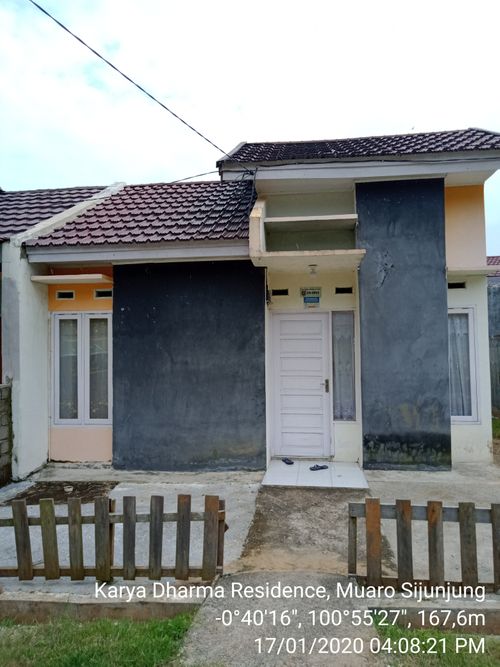 foto tampak rumah tipe 36 Tapak perumahan KARYA DHARMA RESIDENCE