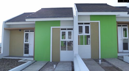 foto tampak rumah tipe 38/72 perumahan Buana Cicalengka Raya