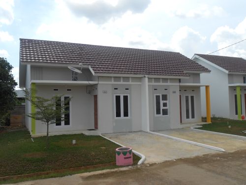 foto tampak rumah tipe TORINO 48 perumahan TORINO