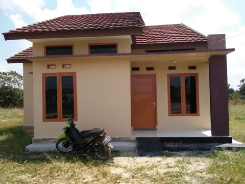 foto tampak rumah tipe 60 perumahan KOTA BARU RESIDENCE