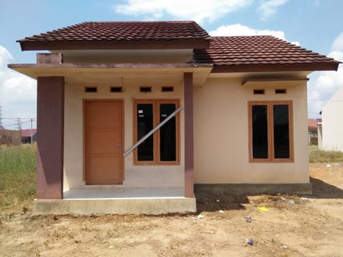 foto tampak rumah tipe 45 perumahan KOTA BARU RESIDENCE