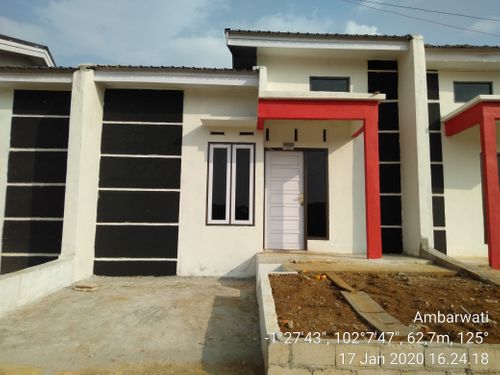 foto tampak rumah tipe 36 Tapak perumahan BUNGO CITY RESIDENCE III