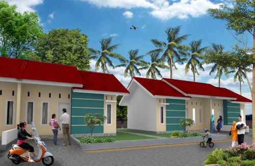 foto tampak rumah tipe 35 perumahan TAMAN FIRDAUS 