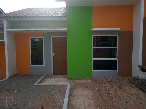 foto tampak rumah tipe 36 perumahan Nagamas Residence