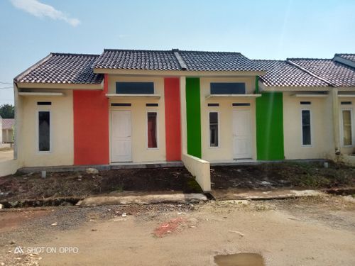 foto tampak rumah tipe 50 m2 perumahan PERUMAHAN BANDAR INDAH PERMAI