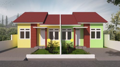 foto tampak rumah tipe 38 perumahan TAMAN FIRDAUS 