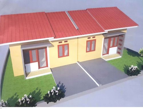 foto tampak rumah tipe 36 perumahan SINGGULING HILLS RESIDENCE