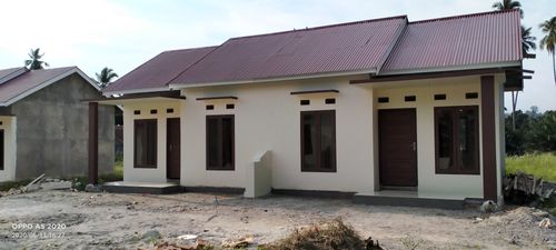 foto tampak rumah tipe 36 perumahan LUBUK MUTIARA INDAH