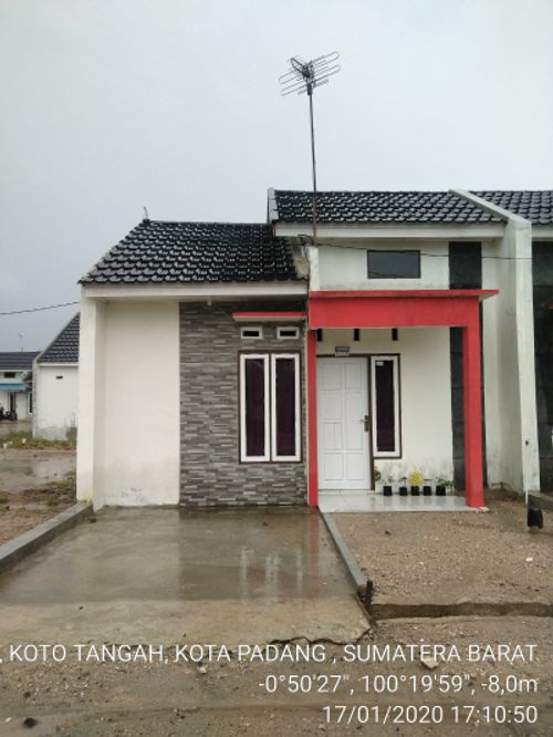 foto tampak rumah tipe 36 Tapak perumahan MUTIARA PERSADA RESIDENCE
