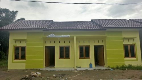 foto tampak rumah tipe Tiga Enam perumahan siumbut-umbut lestari