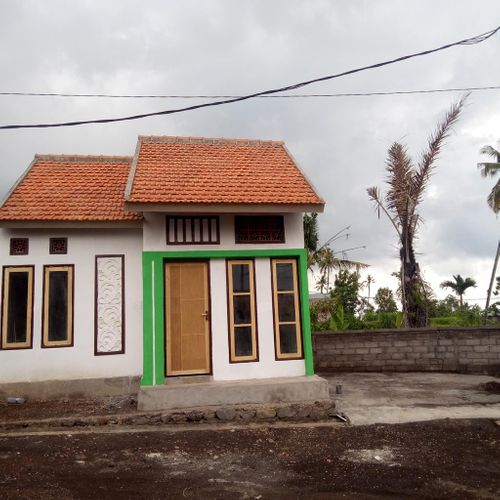 foto tampak rumah tipe 70 perumahan KRISNA GRAHA SANGKET