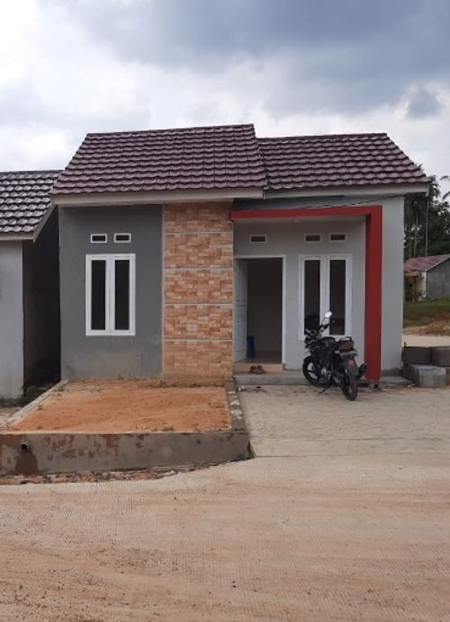 foto tampak rumah tipe 36 perumahan DELIMA MAYANG TAHAP 2
