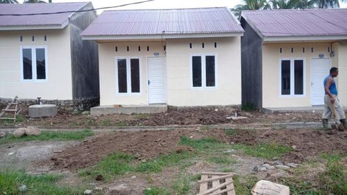 foto tampak rumah tipe 36 perumahan ABI KOTO PANJANG