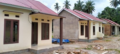 foto tampak rumah tipe 36 perumahan LUBUK MUTIARA INDAH