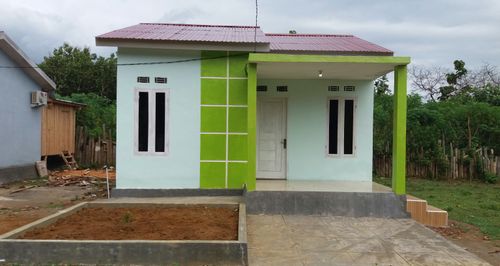 foto tampak rumah tipe 36 perumahan PURI PERMATA HIJAU