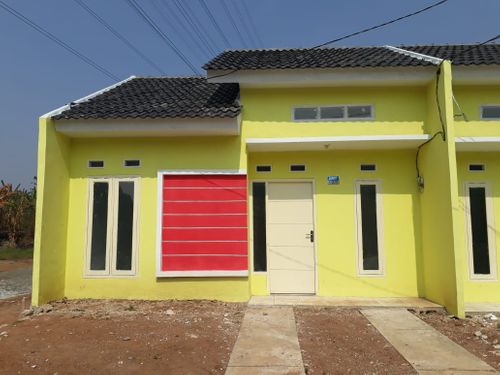 foto tampak rumah tipe PESONA SAGA RESIDENCE 30/60 perumahan Pesona saga residence