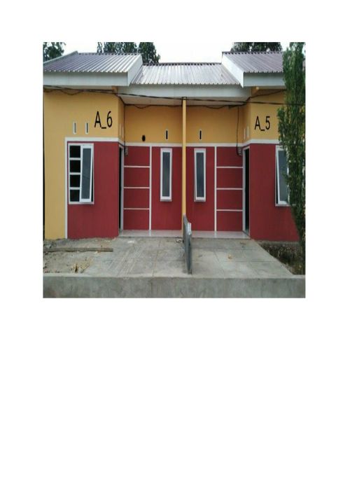 foto tampak rumah tipe BLOK perumahan GREEN PESONA RANGAS