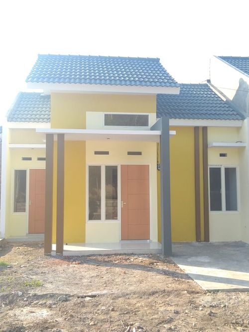 foto tampak rumah tipe 45 perumahan PERMATA BATAAN