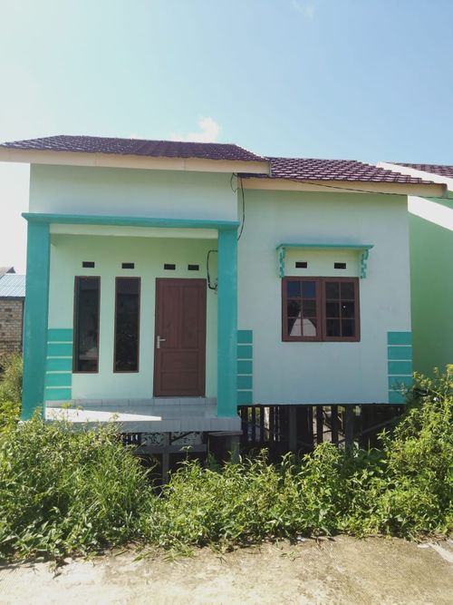 foto tampak rumah tipe subsidi perumahan Pesona mj perdana 2 tahap 4 