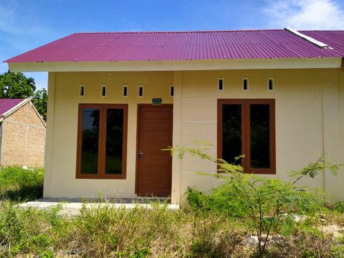 foto tampak rumah tipe 36 perumahan ABI SINGGALANG BATAS KOTA