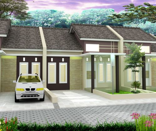 foto tampak rumah tipe 45 perumahan GRIYA GROGOL INDAH