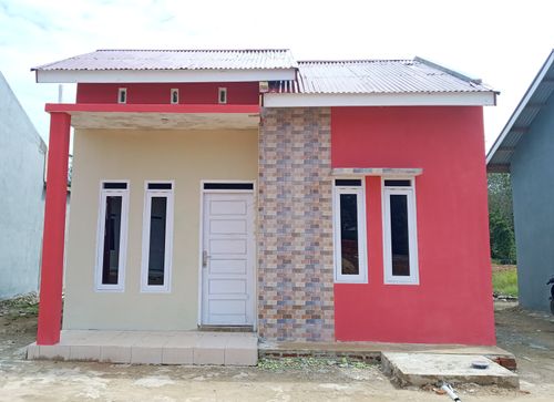 foto tampak rumah tipe 36 perumahan CITRA ALAM PERMAI II