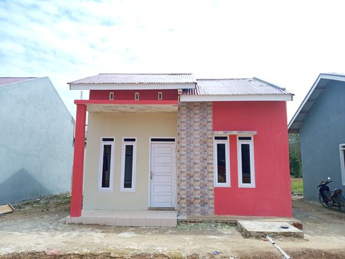 foto tampak rumah tipe 36 perumahan CITRA ALAM PERMAI II