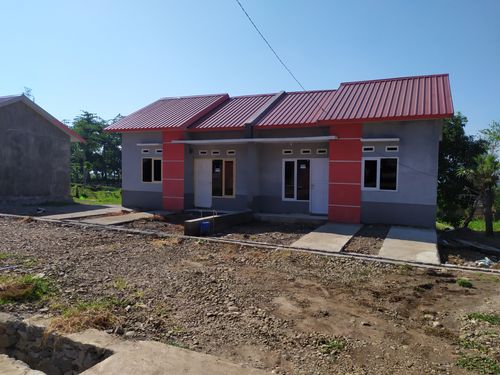 foto tampak rumah tipe 36 perumahan GRIYA HANA LESTARI