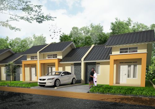 foto tampak rumah tipe RS.FLAMBOYAN perumahan Pesawaran Residence