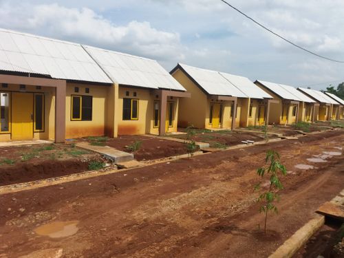 foto tampak rumah tipe RST.BEDARU perumahan Pesawaran Residence