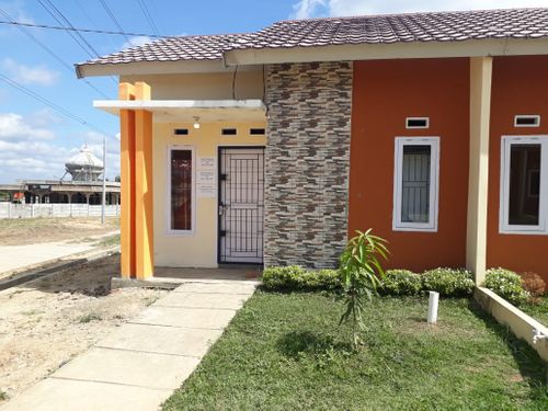 foto tampak rumah tipe 36 perumahan Marryland