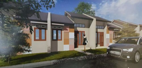 foto tampak rumah tipe Sederhana 1 perumahan Graha Rajawali Indah