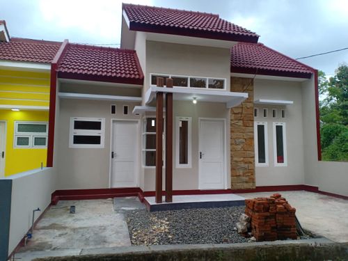 foto tampak rumah tipe 36 perumahan PERMATA ASRI 3