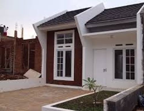 foto tampak rumah tipe Italian perumahan Imah Cijoged